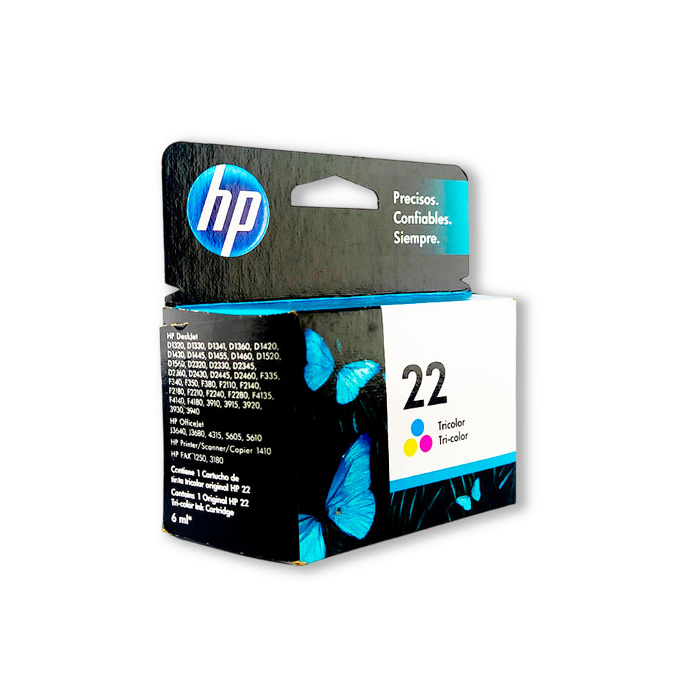 Tinta Hp 22 Color C9352Al 165 Pág. 3910 Original