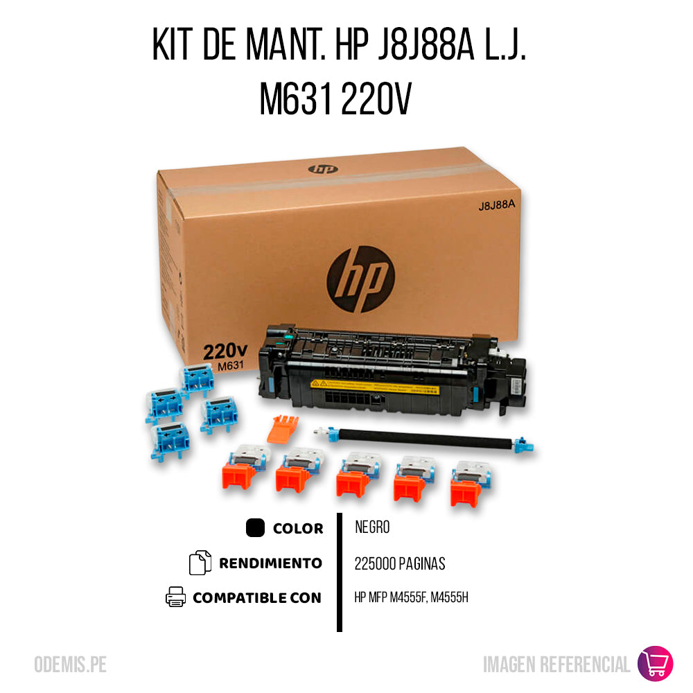 Kit De Mant. Hp J8J88A 225K Pág. E62575 Original