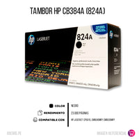 Tambor Hp 824A Black Cb384A 35K Pág. CP6015 Original