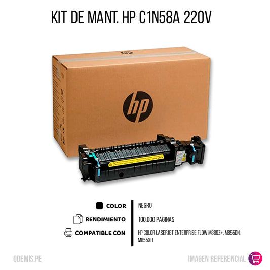 Kit De Mant. Hp C1N58A 100K Pág. M880z+ Original