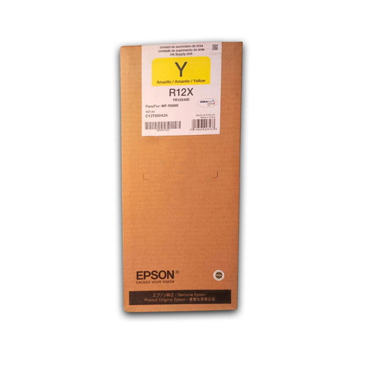Tinta Epson Tr12X420-Al Yellow 20K Pág. WF-R4640 Original