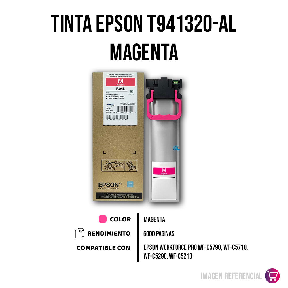 Tinta Epson T941320-Al Magenta 5000 Pág. WF-C5790 Original