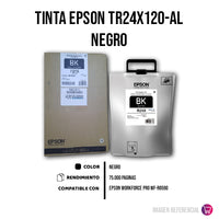 Tinta Epson Tr24X120-Al Negro 75K Pág. WF-R8590 Original