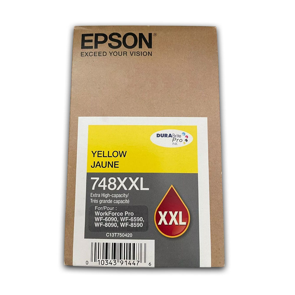 Tinta Epson T748Xxl420-Al Amarilla 7K Pág. WF-6590 Original