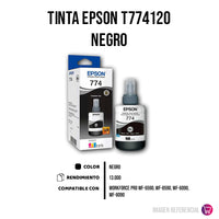 Tinta Epson T774120-Al Negro 140ML L1455, M100 Original