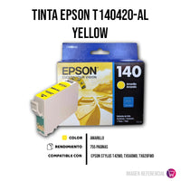 Tinta Epson T140420-Al Yellow 755 Pág. T42WD Original