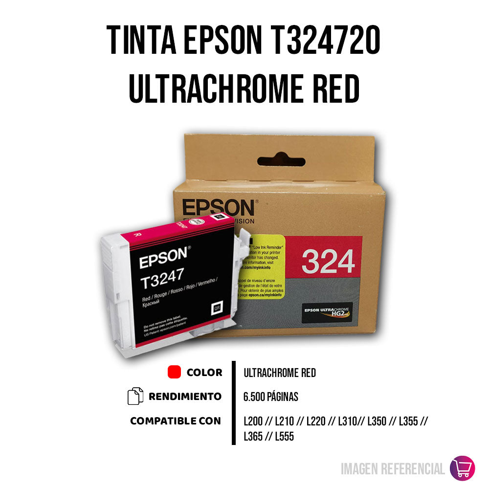 Tinta Epson T324720 Ultrachrome Red 14ML P400 Original