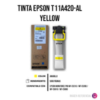 Tinta Epson T11A420-Al Yellow 5K Pág. WF-C5310 Original