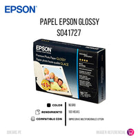 Papel Epson S041727 Glossy 100 Pág. Multif. Original
