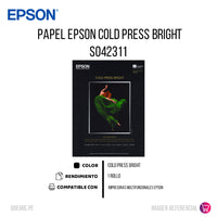 Papel Epson S042311 Cold Press Bright 1 rollo Original
