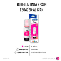 Tinta Epson T504320-Al Magenta 70ML L4150 Original