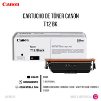 Toner Canon T12 Black 7400 Pág. C1330 Original