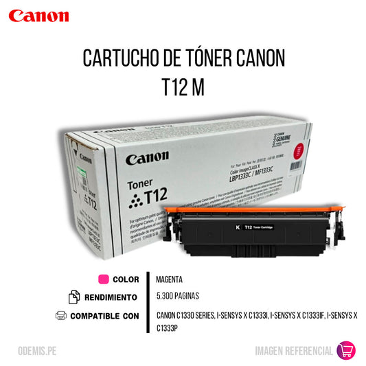 Toner Canon T12 Magenta 5300 Pág. C1330 Original
