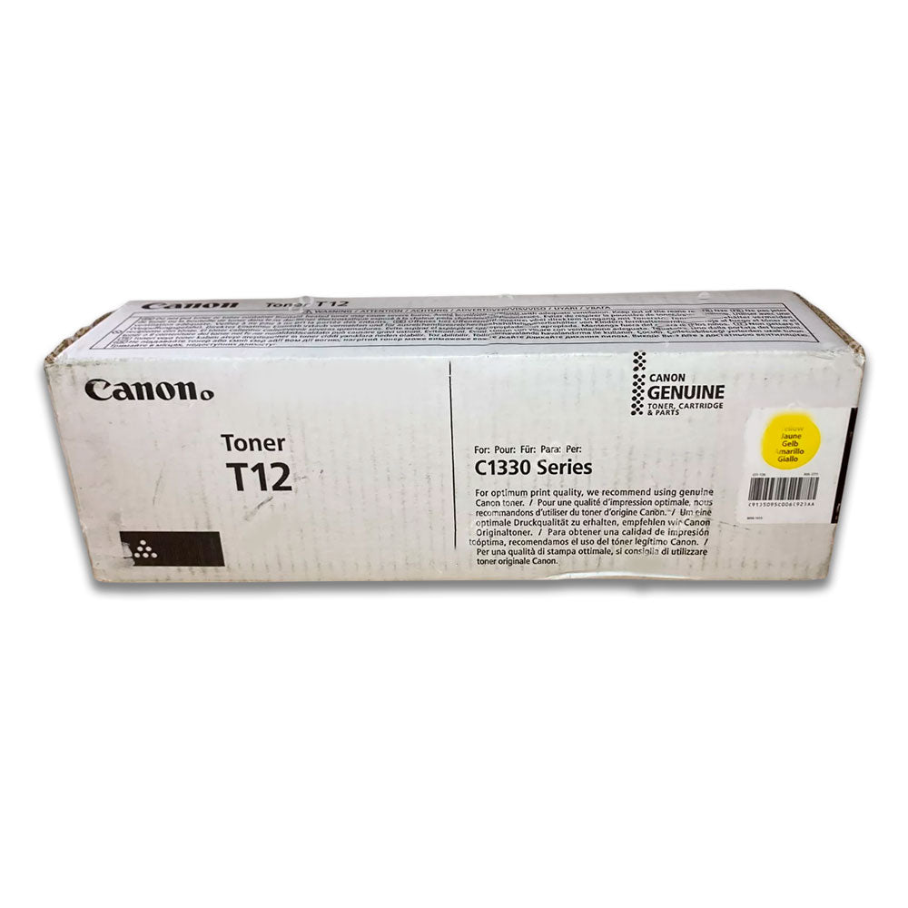 Toner Canon T12 Yellow 5300 Pág. C1330 Original