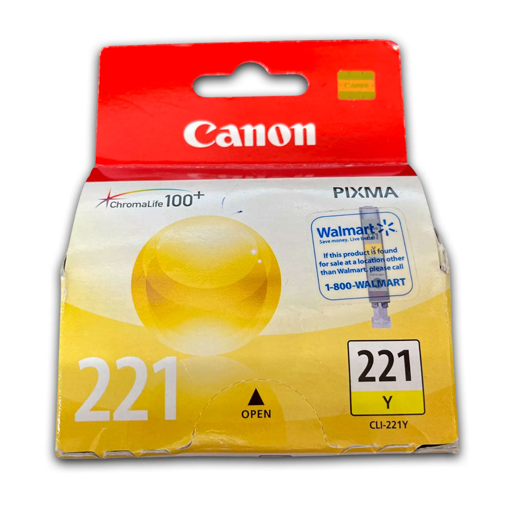 Tinta Canon Cli-221 Yellow 9ML iP3600 Original