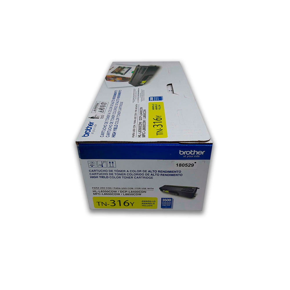 Toner Brother Tn316Y Yellow 3500 Pág. L8350 Original