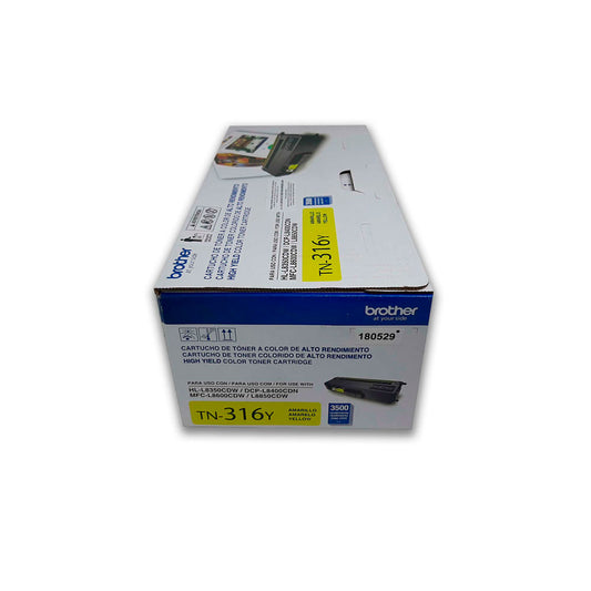 Toner Brother Tn316Y Yellow 3500 Pág. L8350 Original