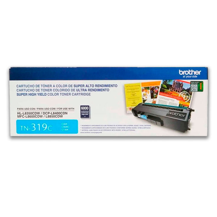 Toner Brother Tn319C Cyan 6K Pág. L8350 Original