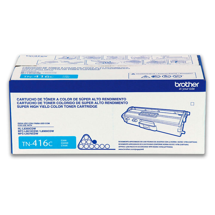 Toner Brother Tn416C Cyan 6500 Pág. HL-L8260CDW Original