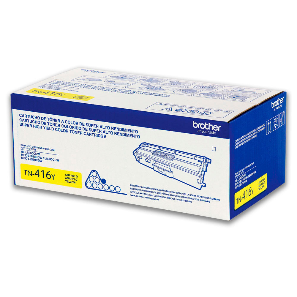 Toner Brother Tn416Y Yellow 6500 Pág. HL-L8260CDW Original