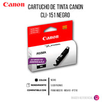 Tinta Canon Cli-151 Black 7ML iP7210 Original