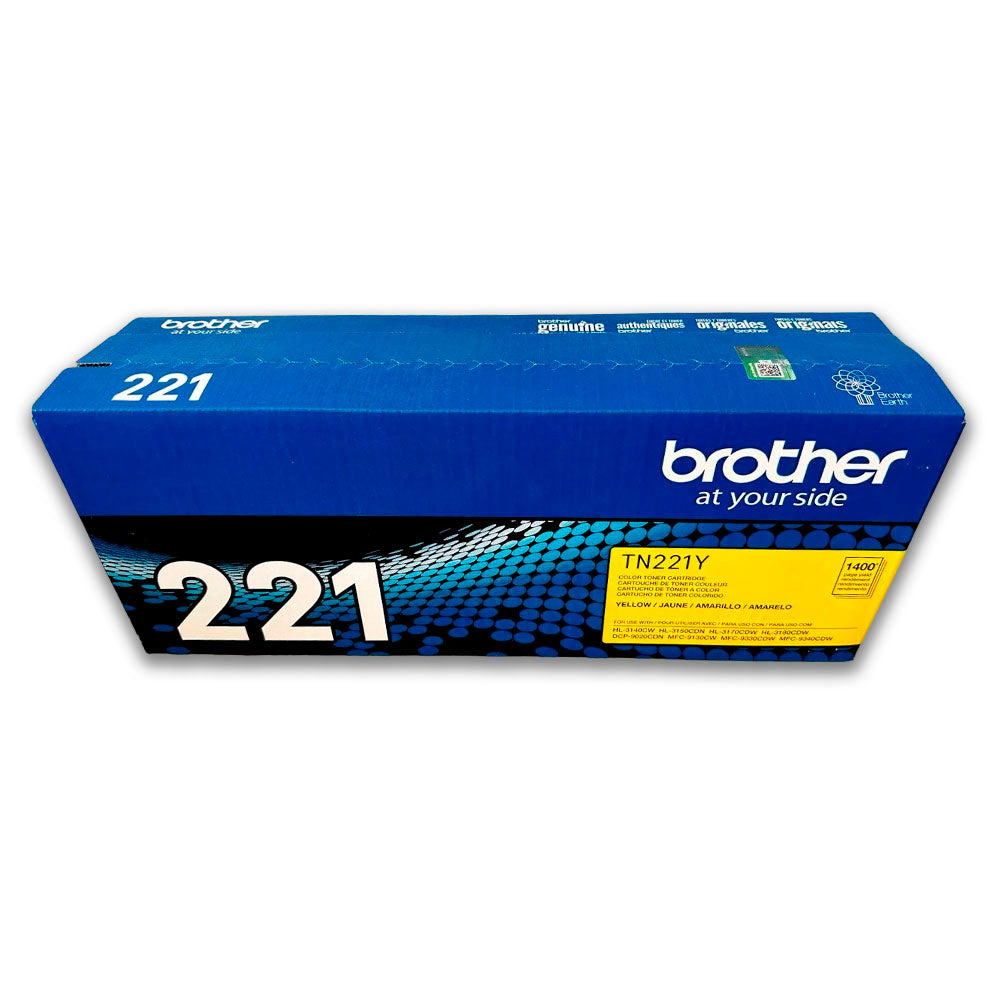 Toner Brother Tn221Y Yellow 1,400 Pág. l3270cdw Original