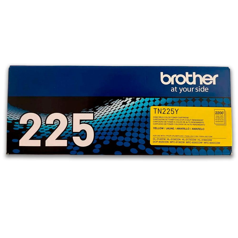 Toner Brother Tn225Y Yellow 2,200 Pág. l3270cdw Original