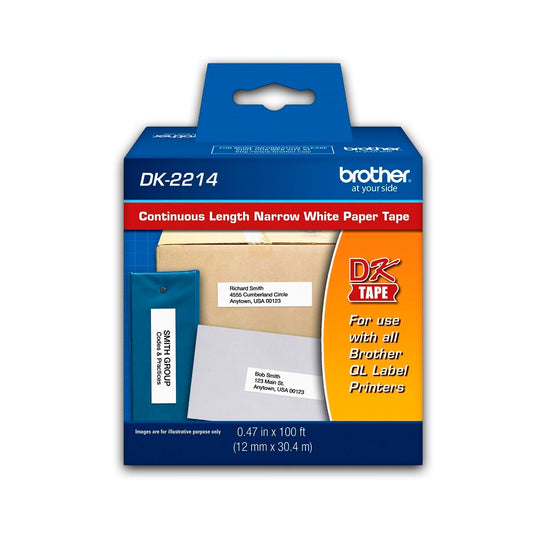 Rollo Cont. Brother Dk-2214 12 mm x 30.4 M QL-800 Original