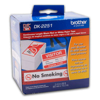 Rollo Cont. Brother Dk-2251 62mm x 15.24 M QL-800 Original