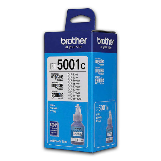 Tinta Brother Bt-5001C Cian 5K Pág. DCP T300 Original
