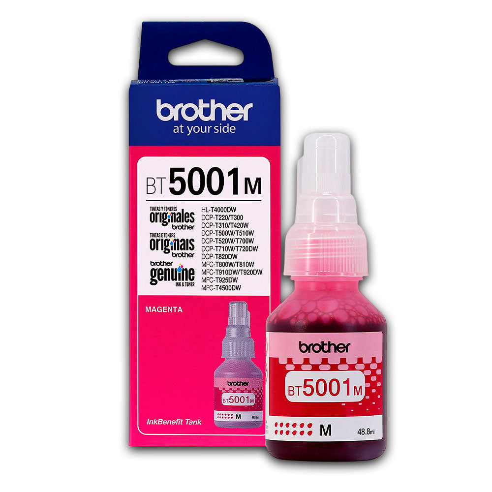 Tinta Brother Bt-5001M Magenta 5K Pág. DCP T300 Original