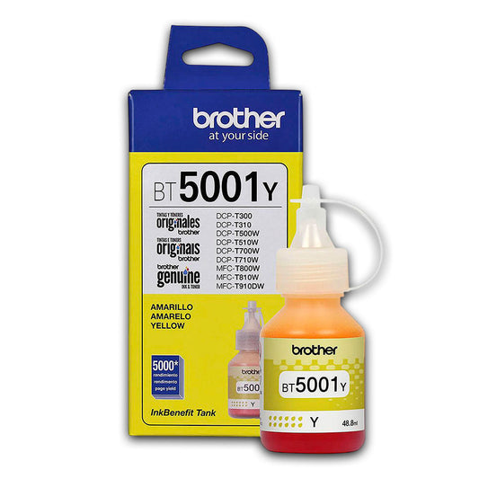 Tinta Brother Bt-5001Y Yellow 5K Pág. DCP T300 Original