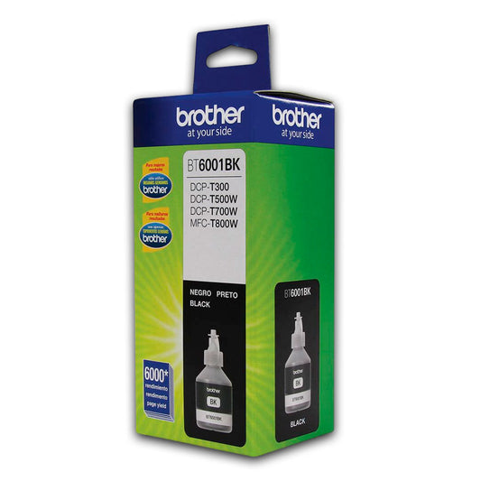 Tinta Brother Bt-6001Bk Black 6K Pág. DCP T300 Original