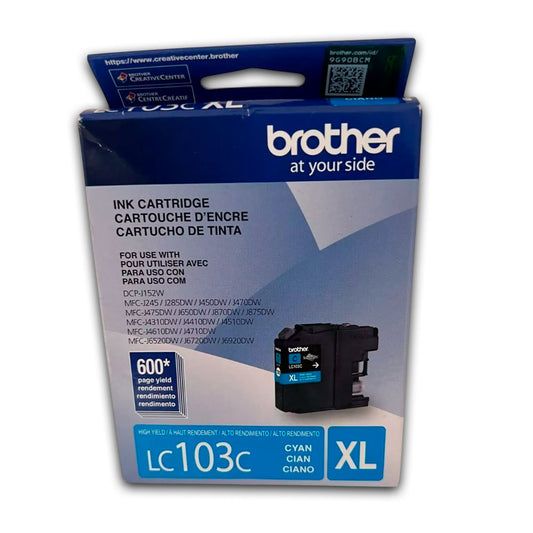 Tinta Brother Lc-103C Cian 600 Pág. MFC-J4510DW Original