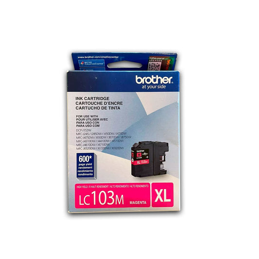 Tinta Brother Lc-103M Magenta 600 Pág. MFC-J4510DW Original