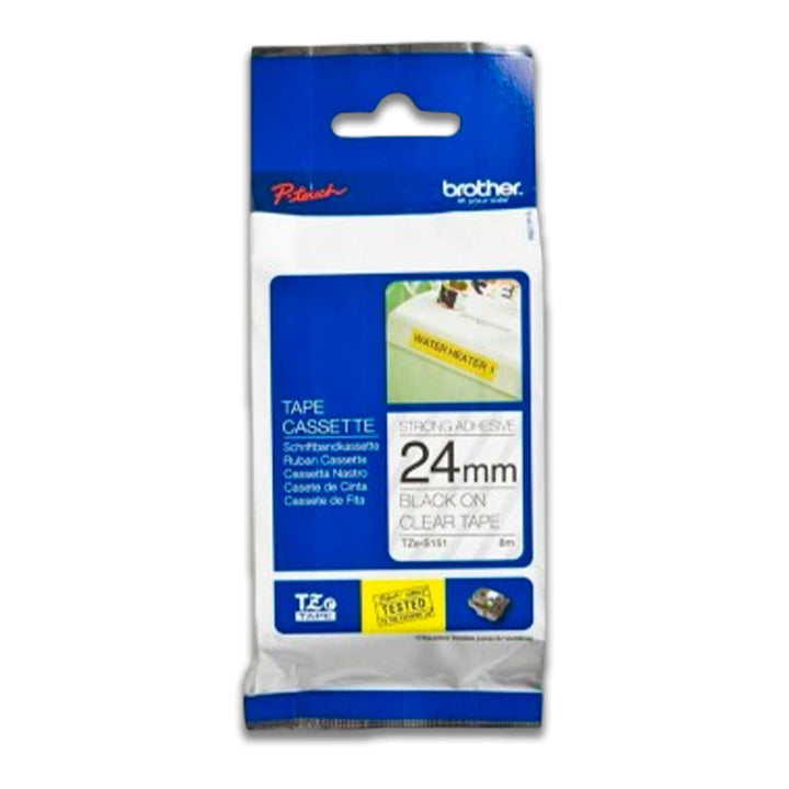 Cinta Brother Tze-S151 24 mm x 8,00 M. PT-D600 Original