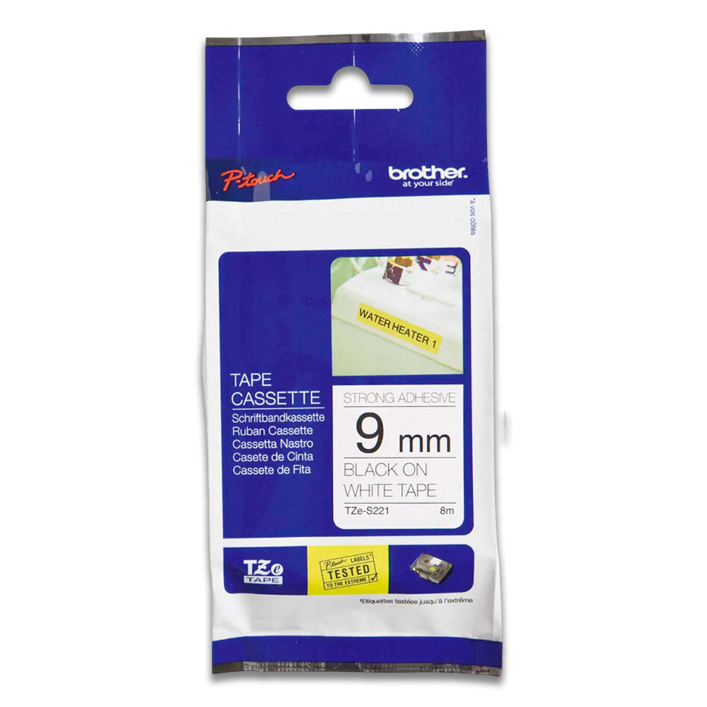 Cinta Brother Tze-S221 9 mm x 8,00 M. PT-H110 Original