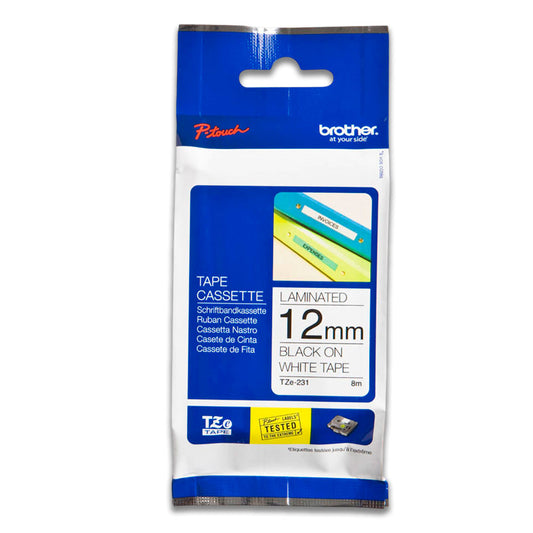 Cinta Brother Tzefx231 12mm x 8m. PT-H110 Original