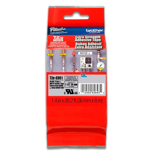 Cinta Brother Tzes961 36mm x 8,00 M. PT-P900W Original
