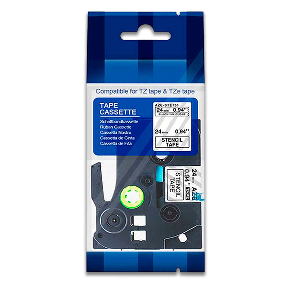Cinta Brother Ste151 24mm x 3 M. PT-2430PC Original