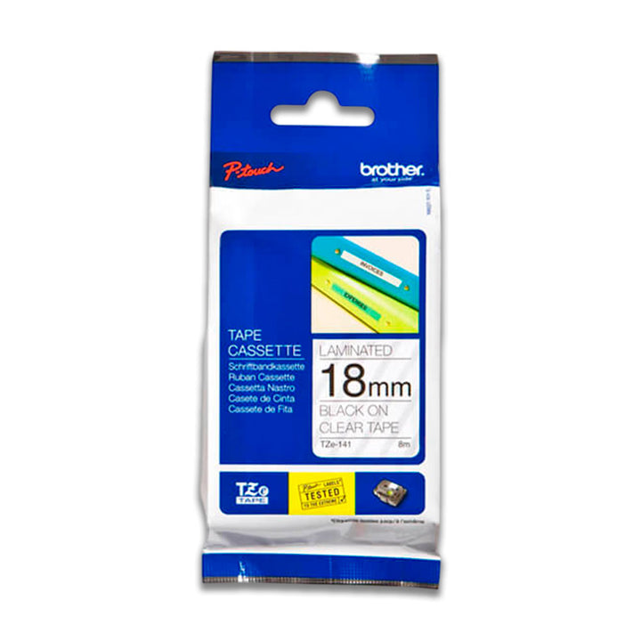 Cinta Brother Tze-141 18mm x 8,00 M. PT-D400 Original