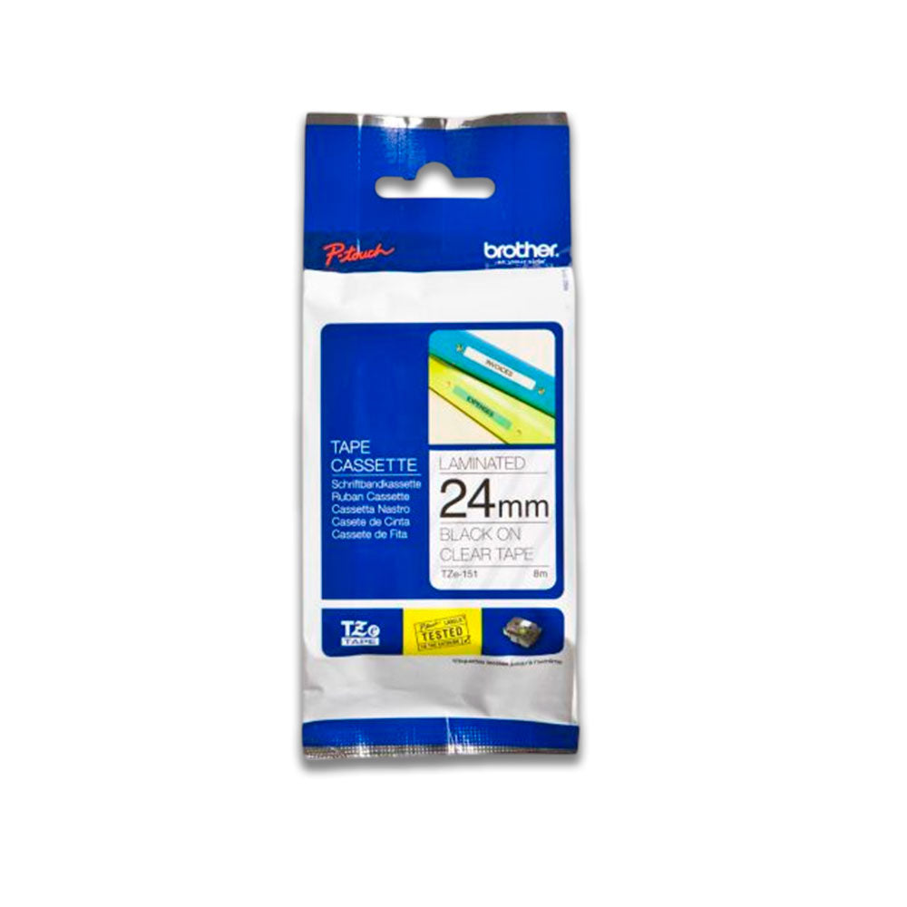 Cinta Brother Tze-151 24mm x 8,00 M. PT-E550WVP Original