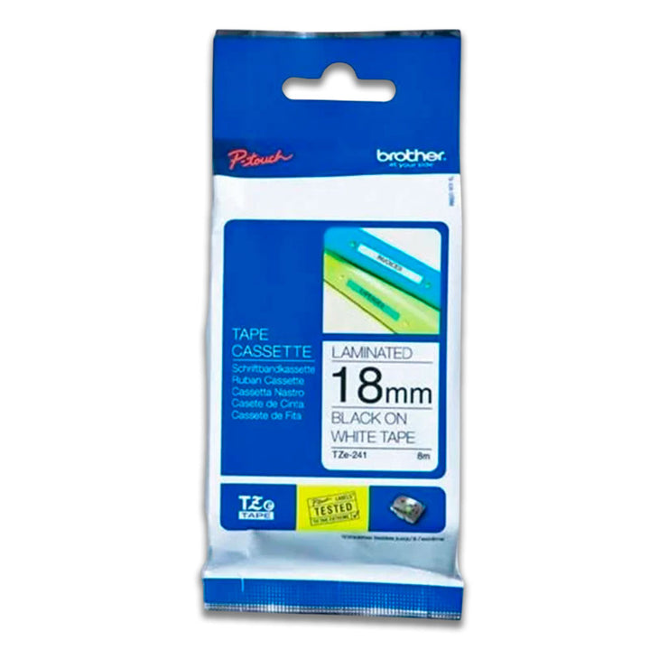 Cinta Brother Tze-241 18mm x 8,00 M. PT-H110 Original