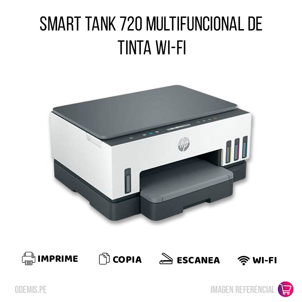 Impresora Hp Smart Tank 720 Dúplex. Original