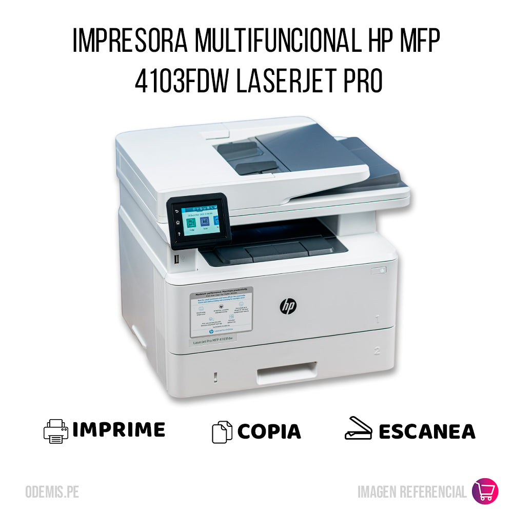 Impresora HP MFP 4103fdw Escáner. Original