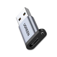 Adaptador Ugreen USB 3.0 Ma. A Usb 3.1 Tipo C Hem. Original