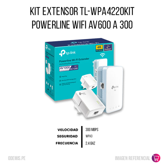 Extensor Tp-Link TL-WPA4220KIT 300 M Pág. Original