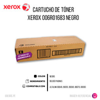 Toner Xerox 006R01683 Negro 88K Pág. B8045 Original