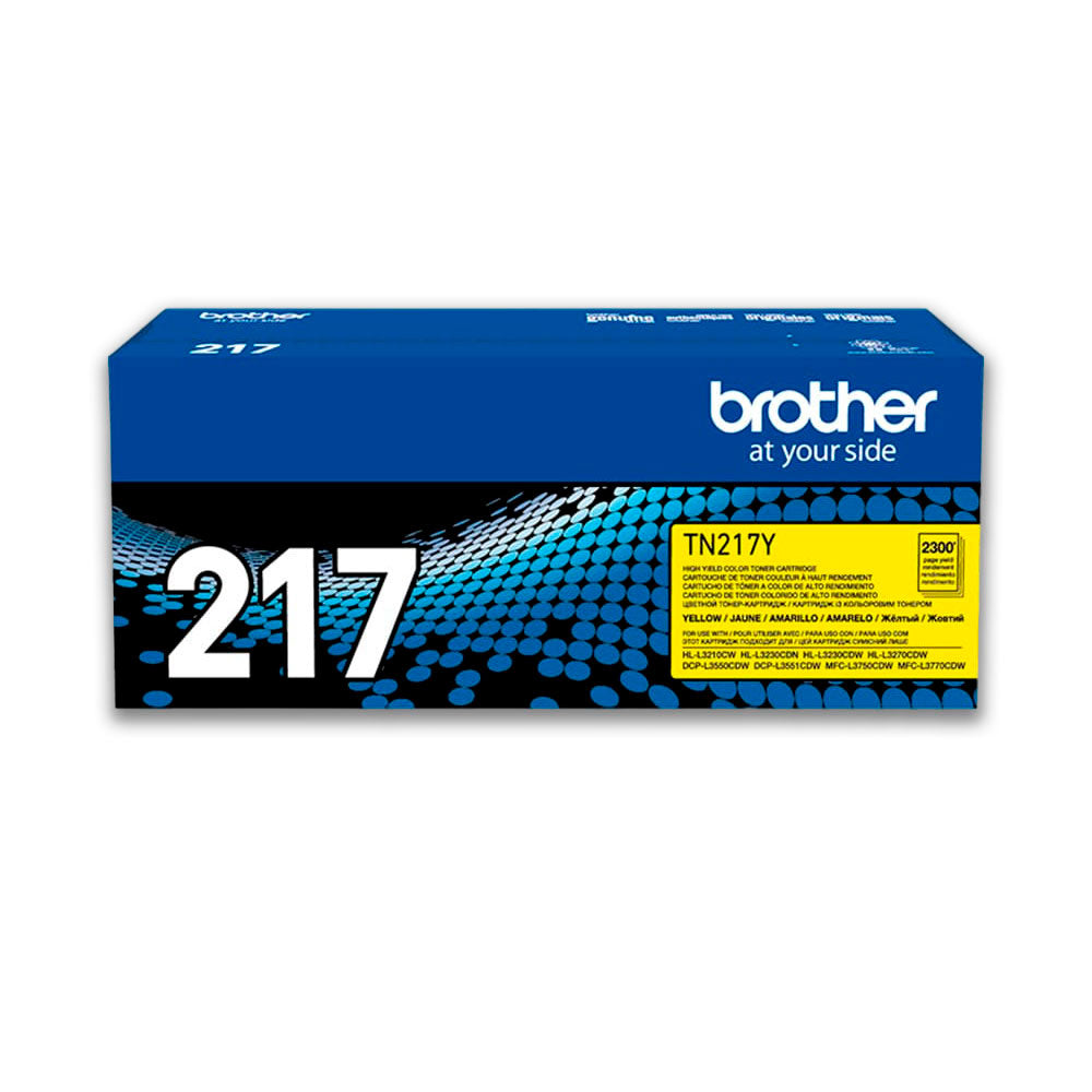 Toner Brother Tn217Y Yellow 2300 Pág. HL-L3210CW Original
