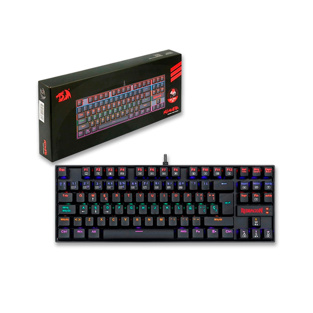 Teclado Kumara Rainbow Negro K552-KR-SP Original